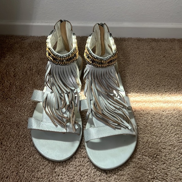 Silver Size 11 Steve Madden Giaani - Picture 2 of 6